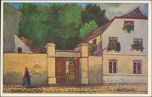 Ansichtskarte Döbling-Wien Kürassier Hengl, Künstlerkarte 1922