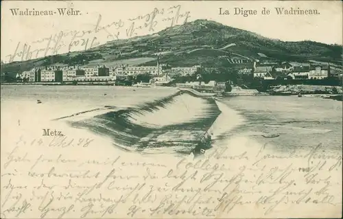 CPA Metz Fabriken - Wadrineau-Wehr 1898