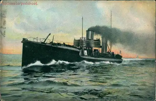  Hochseetorpedoboot Schiffe/Schifffahrt - Kriegsschiffe (Marine) 1907 