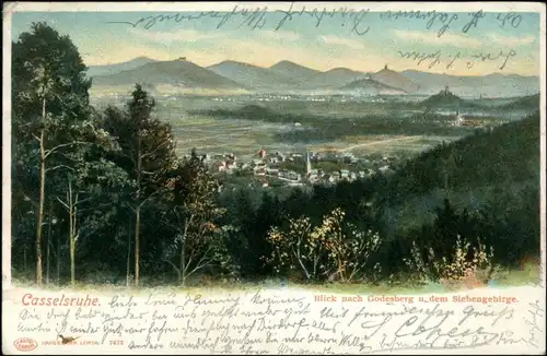 Ansichtskarte Bad Godesberg-Bonn Künstlerkarte Casselruhe 1903 