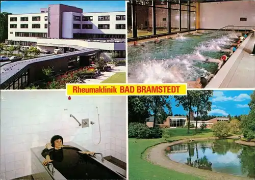 Ansichtskarte Bad Bramstedt Rheumaklinik 1989