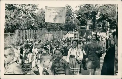 _Ungarn allgemein Pioniere in Ungarn - wir Grüssen aus dem Ungarland 1962 Privatfoto 