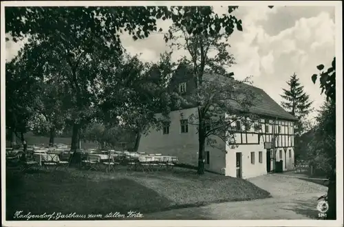 Ansichtskarte Radgendorf Gasthaus zum stillen Fritz 1938 