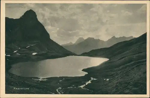 Oberstdorf (Allgäu) Allgäuer Alpen, Heilbronner Weg: Rappensee 2047m 1931