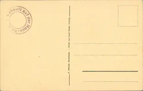 Postcard Karlsberg Karłów Heuscheuer Gebirge - Großvaterstuhl 1925