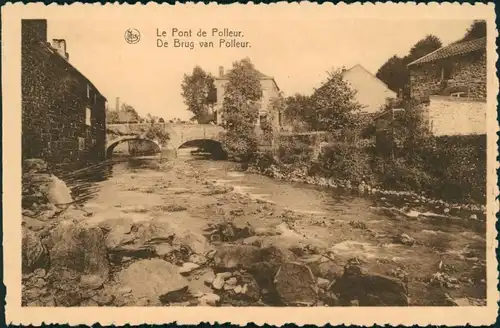 Postkaart Polleur-Theux De Brug/Die Brücke 1929 