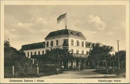 Ansichtskarte Dahme (Holstein) Hamburger Heim 1928 