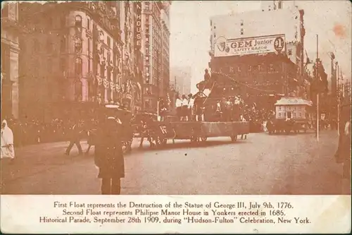 Postcard New York City Hudson-Fulton Celebration 1909