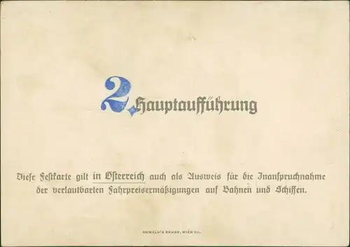 Ansichtskarte Wien Festkarte mit Panorama 1928