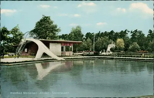 Ansichtskarte Meinersen Waldbad 1973