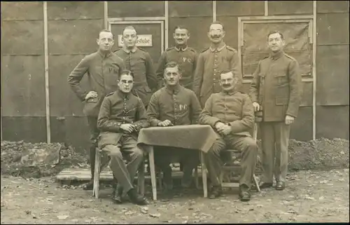 Bergen Mons (Mont) Soldaten Soldatengruppe Deutsche Gefangene 1919 Privatfoto