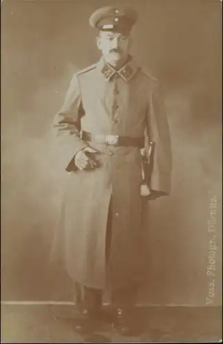 Foto  Soldaten-Porträt 1. Weltkrieg - Offizier 1916 Privatfoto