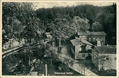 Ansichtskarte Rabenau Rabenauer Mühle 1932