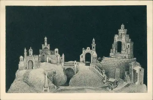  Ein Märchenschloss aus 180000 Streichhölzern von Max Nitzschke 1929