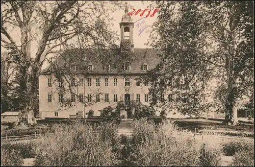 Ansichtskarte Elsterwerda Wikow Schloß 1918 b