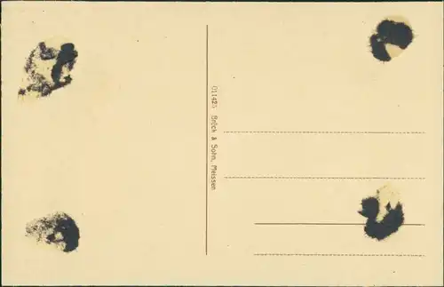 Ansichtskarte Elsterwerda Wikow Elsterstraße und Thiemigstrasse 1916