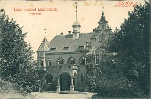 Ansichtskarte Bad Liebenwerda Eisenmoorbad, Kreishaus 1912 c