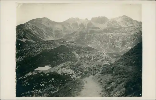 Oberstdorf (Allgäu) Privatfotokarte: Nebelhornhaus 1928 Privatfoto 