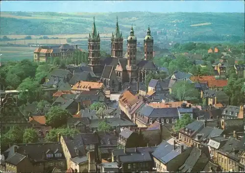 Ansichtskarte Naumburg (Saale) Blick zum Dom g1981