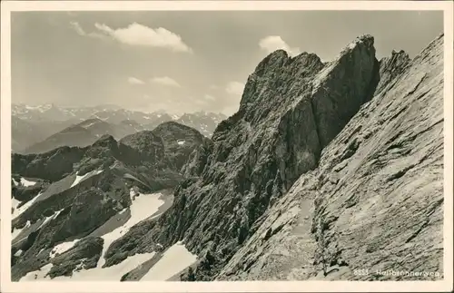 Ansichtskarte Holzgau Heilbronnerweg - Plattenhang am Steinschartenkopf 1929