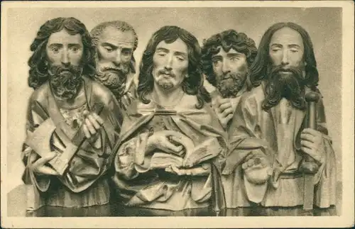 Blaubeuren Kloster (Benediktinerabtei Hochaltar: Apostelgruppe  (Skulptur) 1929