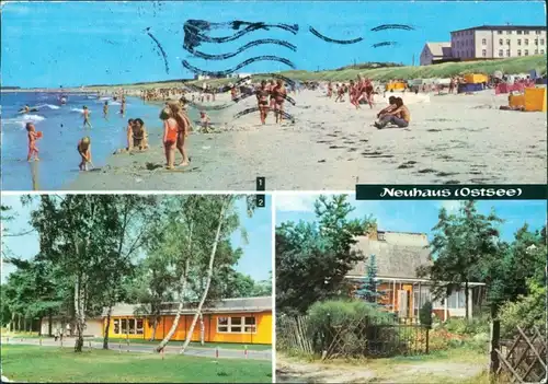 Dierhagen Neuhaus - Strand am FDGB-Erholungsheim „Lebensfreude", Kaufhalle 1979