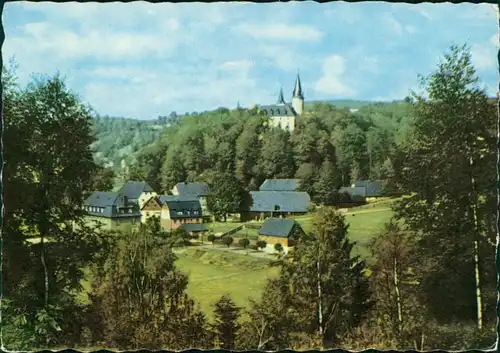 Ansichtskarte Neuhausen (Erzgebirge) Schloss Purschenstein 1963