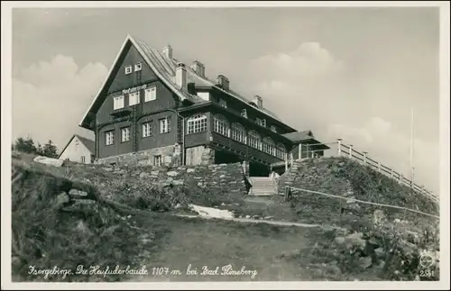 Bad Flinsberg Świeradów-Zdrój Heufuderbaude/Schronisko Na Stogu Izerskim 1932