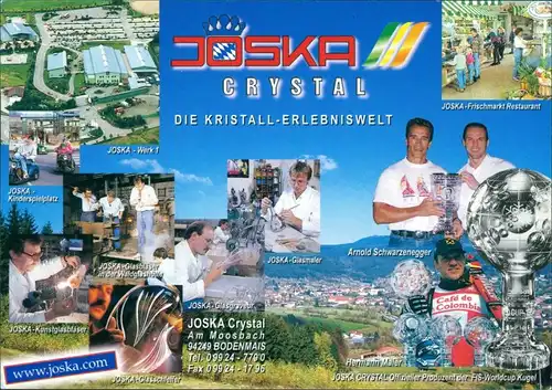 Ansichtskarte Bodenmais Joska Crystal - Kristal-Erlebniswelt 1988