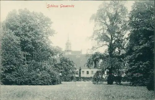 Ansichtskarte Gauernitz-Klipphausen Gauernitzer Schloss 1916