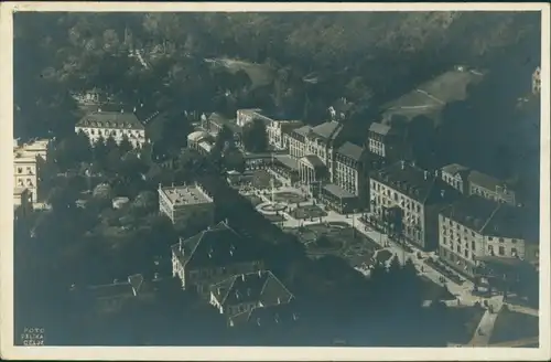 Postcard Cilli Celje Blick auf die Stadt 1929