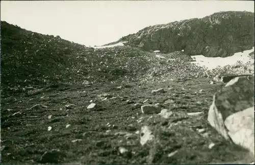 Engadin Engiadina  Diavolezzahöhe, Aufstieg Murmeltiere 1929 Privatfoto