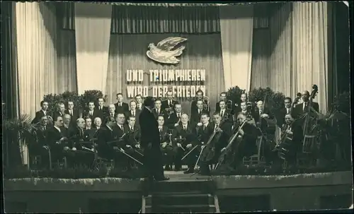Löbau Konzert-Orchester und Triumphieren wird der Frieden 1956 Privatfoto 