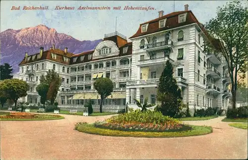 Ansichtskarte Bad Reichenhall Kurhaus Axelmannstein 1922