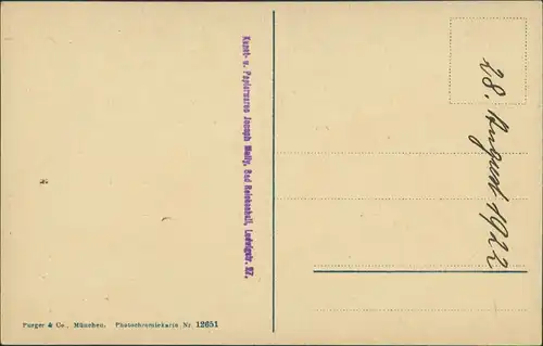 Ansichtskarte Bad Reichenhall Kurhaus Axelmannstein 1922