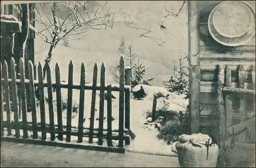 Freiberg (Sachsen) Erzgebirgsausstellung Diorama Jagdabteilung 1912