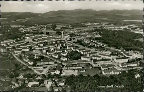Ansichtskarte Sennestadt Luftbild 1965 