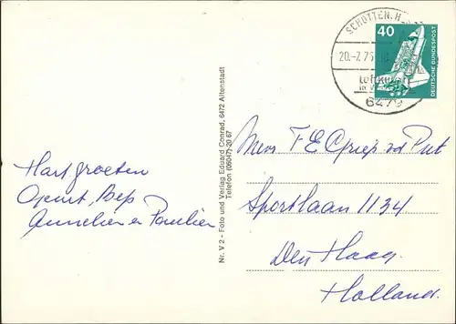 Schotten (Vogelsberg) Herbstein, Schotten, Ulrichstein, Lauterbach 1975