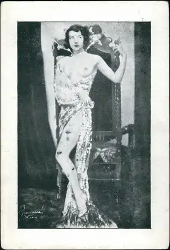  Menschen / Soziales Leben - Erotik (Nackt - Nude) Nackte Frau 1913