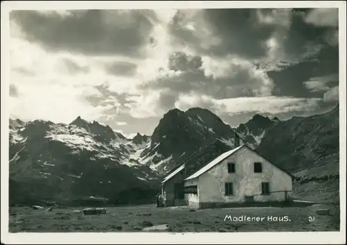 Foto  Silvrettagruppe - Madlener Haus 1930 Privatfoto 