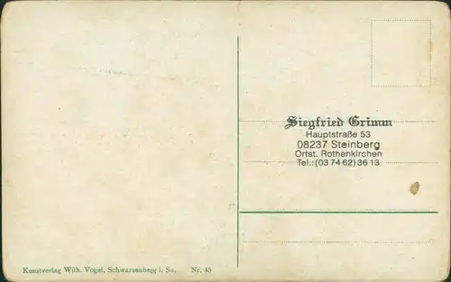 Lieder  Liedansichtskarten - Iß gieh ich nochmol off dr Freit! 1914