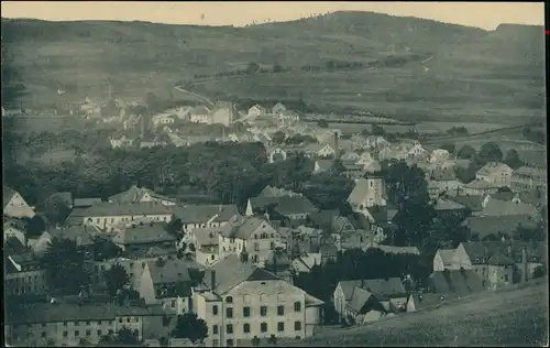 Ansichtskarte Olbernhau Partie an der Stadt 1914