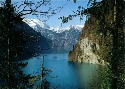 Ansichtskarte Schönau am Königssee Königssee: Blick vom Malerwinkel 1990