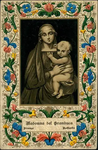 Ansichtskarte  Jesus Christus und Madonna/Maria 1910