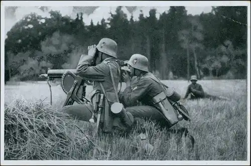 Ansichtskarte  Militär 2.WK (Zweiter Weltkrieg) im Felde 1939