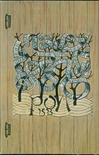 Ansichtskarte Nossen Türflügel einer Betkapelle 1913 