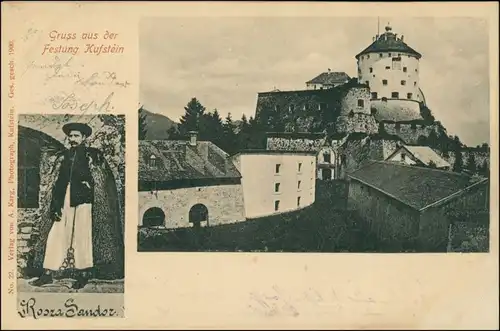 Ansichtskarte Kufstein 2 Bild Festung Kufstein 1900 