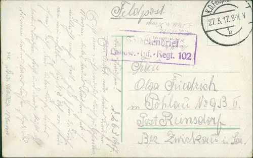 Postcard Polen Polska Polen / Polska Königreich - Dorf 1916