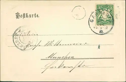 Garmisch-Garmisch-Partenkirchen Rissersee -Bootsanlegestelle 1901