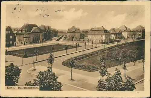Ansichtskarte Essen (Ruhr) Haumannsplatz 1913